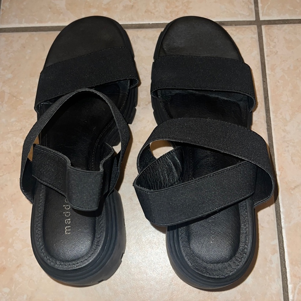 Madden Girl Chunky Sandal Heel (Women’s 8 1/2)